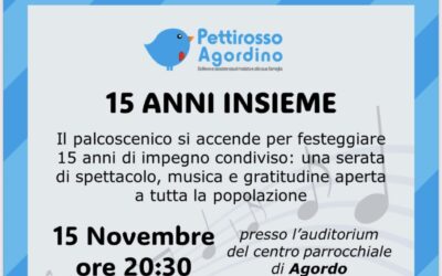 IL NOSTRO VOLO CONTINUA DA 15 ANNI – FESTEGGIAMO ASSIEME!